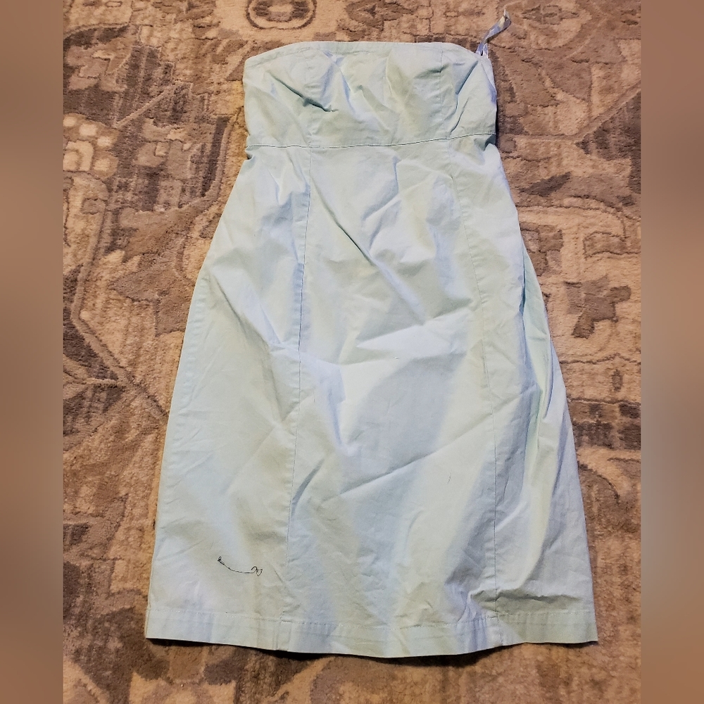 Baby blue dress